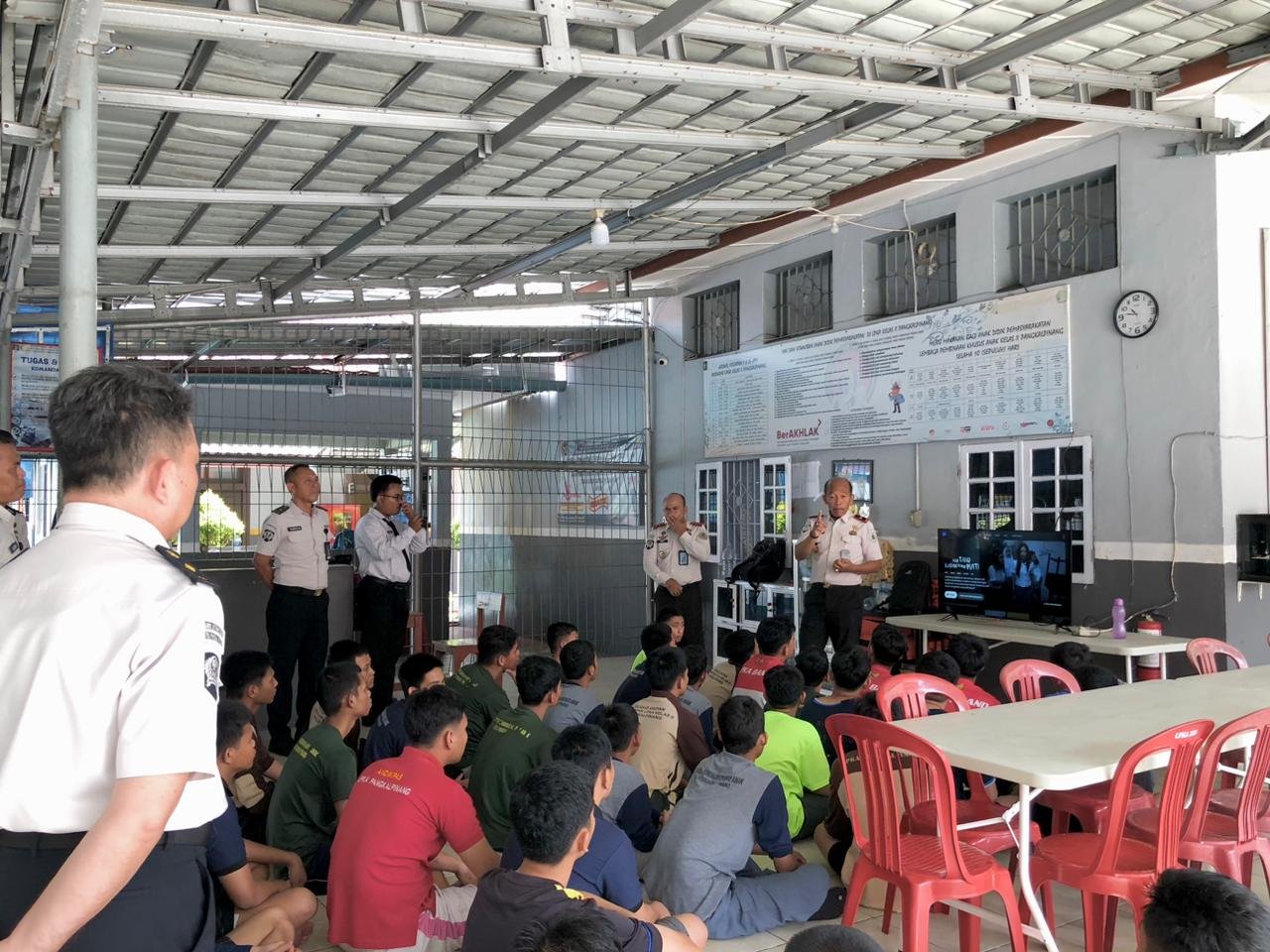 Kunjungan Perdana Ke LPKA Pangkalpinang, Plt. Kakanwil Ditjenpas Babel Semangati dan Motivasi Anak Binaan Kearah Lebih Baik